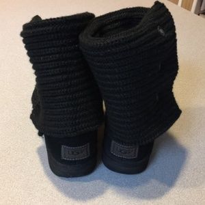 UGG Cardy sweater boots 7 black